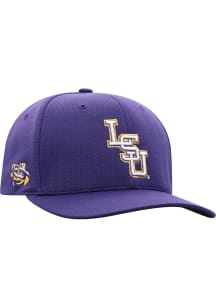 Top of the World LSU Tigers Mens Purple Reflex Structured Stretch Flex Hat