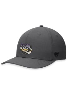 Top of the World LSU Tigers Mens Silver Iron Side Flex Hat