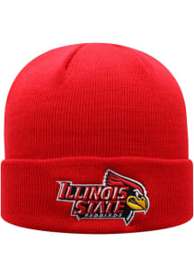 Top of the World Illinois State Redbirds Red Cuffed Knit Mens Knit Hat