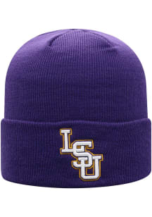 Top of the World LSU Tigers Purple Cuffed Knit Mens Knit Hat