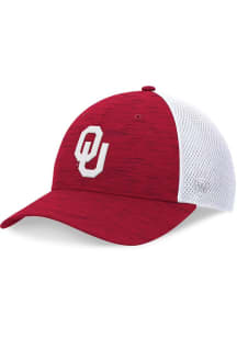 Top of the World Oklahoma Sooners Mens Cardinal Agile Stretch Flex Hat