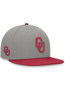 Top of the World Oklahoma Sooners Mens Cardinal 2T Rally Fitted Hat