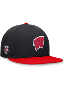 Wisconsin Badgers Top of the World 2T Rally Fitted Hat - Red