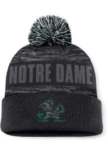 Top of the World Notre Dame Fighting Irish Black Colton Cuff Pom Mens Knit Hat