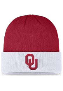 Top of the World Oklahoma Sooners Cardinal TOW Cuff Mens Knit Hat