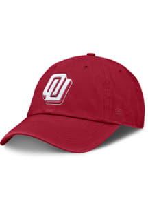 Top of the World Oklahoma Sooners Disco Crew Washed Adjustable Hat - Cardinal