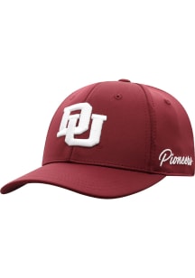 Top of the World Denver Pioneers Mens Maroon Phenom Flex Flex Hat