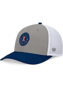 Top of the World Grey Illinois Fighting Illini 2T Rob Adjustable Hat