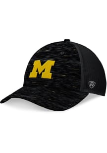 Top of the World Black Michigan Wolverines Streak Trucker Adjustable Hat