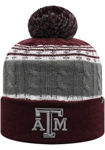 Top of the World Texas A&amp;M Aggies Maroon Cuff Knit Mens Knit Hat