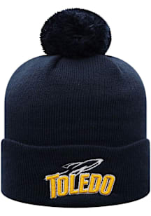 Top of the World Toledo Rockets Navy Blue TOW Pom Mens Knit Hat