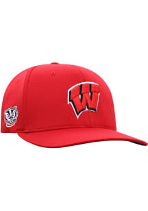 Wisconsin Badgers Top of the World Reflex Flex Hat - Red