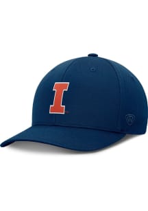 Illinois Fighting Illini Top of the World Reflex - Team Color Flex Hat - Navy Blue