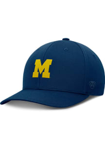 Michigan Wolverines Top of the World Reflex - Team Color Flex Hat - Navy Blue