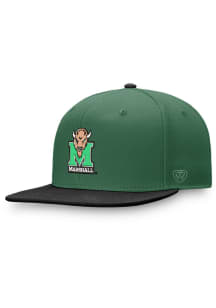 Top of the World Marshall Thundering Herd Green TOW MAVERICK COTTON SNAPBACK Youth Snapback Hat