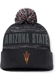 Top of the World Arizona State Sun Devils Black Colton Cuff Pom Mens Knit Hat