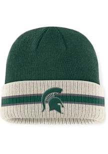 Michigan State Spartans Top of the World Silas Cuff Mens Knit Hat - Green