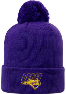 Top of the World Northern Iowa Panthers Purple TOW Pom Mens Knit Hat