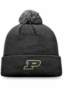 Purdue Boilermakers Top of the World Tow Pom 6 Cuffed Knit Mens Knit Hat -