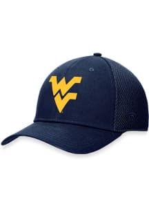 Top of the World West Virginia Mountaineers Mens Navy Blue Spacer Stretch Flex Hat