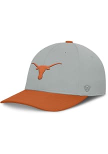 Top of the World Texas Longhorns Mens Grey Mick Stretch Flex Hat