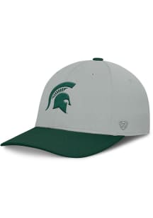 Michigan State Spartans Top of the World Mick Stretch Flex Hat - Grey