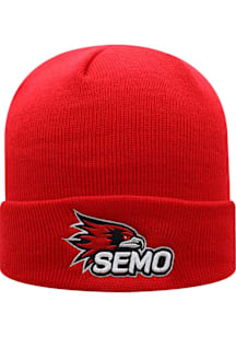 Top of the World Southeast Missouri State Redhawks Red TOW Cuffed Knit Mens Knit Hat