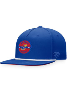 Top of the World Kansas Jayhawks Blue Bank Rope Mens Snapback Hat