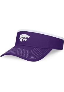 K-State Wildcats Top of the World Tip Top Mens Adjustable Visor - Purple