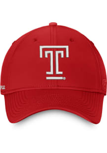 Top of the World Temple Owls Mens Red Reflex TMC Flex Hat