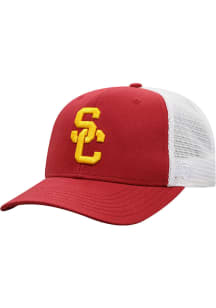 Top of the World Cardinal USC Trojans TOW BB COTTON STRUCTURED TRUCKER Adjustable Hat