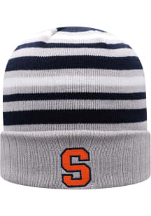 Top of the World Syracuse Orange Grey All Day Cuffed Knit Mens Knit Hat