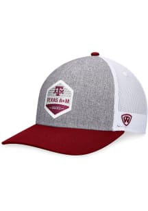 Top of the World Texas A&amp;M Aggies Legend Structured Meshback Adjustable Hat - Grey