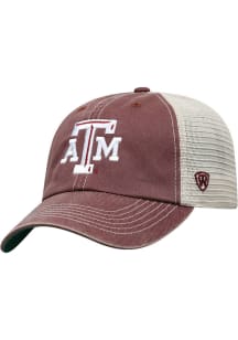 Top of the World Texas A&amp;M Aggies Vintage Mesh Adj Adjustable Hat - Red