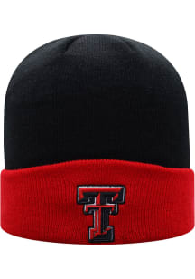 Top of the World Texas Tech Red Raiders Red Two Tone Cuff Knit Mens Knit Hat
