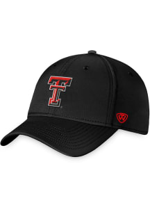 Top of the World Texas Tech Red Raiders Clam Patch Adjustable Hat - Black