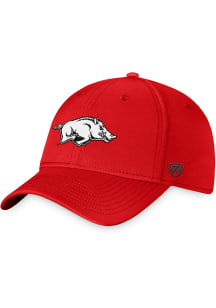 Top of the World Arkansas Razorbacks Clam Patch Adjustable Hat - Red