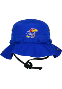 Top of the World Kansas Jayhawks Blue Angler Washed Bucket Mens Bucket Hat