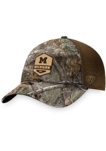 Top of the World Michigan Wolverines Realtree Adj Adjustable Hat - Green