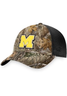 Top of the World Michigan Wolverines Realtree Adj Adjustable Hat - Green