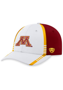 Top of the World Minnesota Golden Gophers Mens White 2T Flex Flex Hat