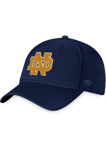 Top of the World Notre Dame Fighting Irish Mens Navy Blue Booster Flex Flex Hat