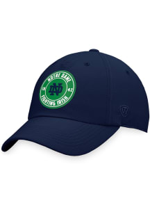 Top of the World Notre Dame Fighting Irish Iconic Adj Adjustable Hat - Navy Blue