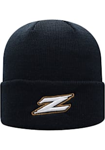 Top of the World Akron Zips Navy Blue TOW Cuffed Knit Mens Knit Hat