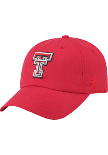 Texas Tech Red Raiders Staple Adjustable Hat - Red