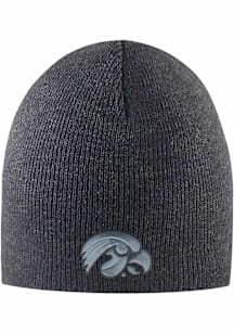 LogoFit Iowa Hawkeyes Dark Grey Everest Mens Knit Hat