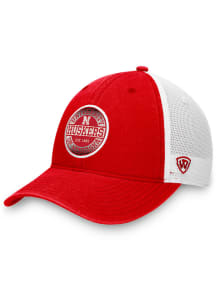 Nebraska Cornhuskers Mist Meshback Adjustable Hat - Red