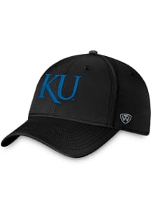 Top of the World Kansas Jayhawks Mens Black Ignite Flex Hat