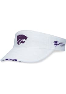 Top of the World K-State Wildcats Mens White Flare Adjustable Visor