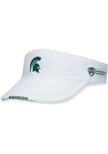 Top of the World Michigan State Spartans Mens White Flare Adjustable Visor
